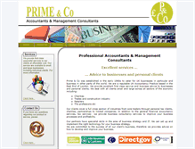 Tablet Screenshot of primeandco.co.uk